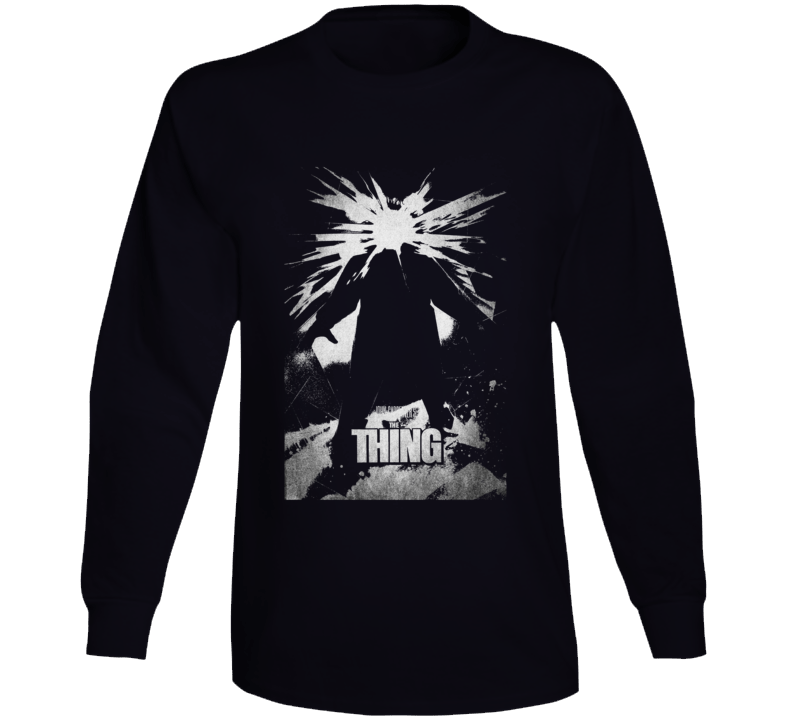 The Thing Kurt Russell John Carpenter Movie 80s Vtg Style Long Sleeve T Shirt