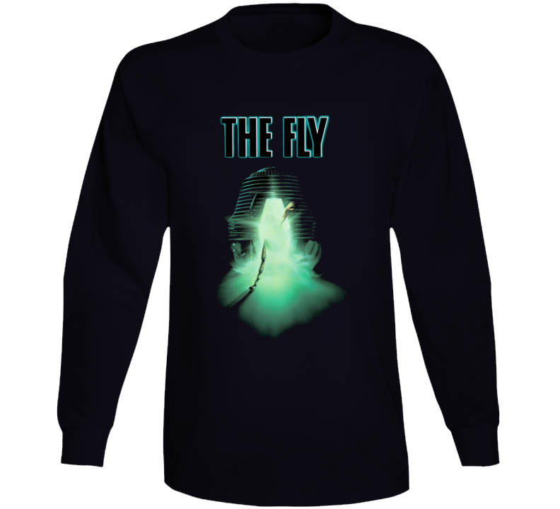 The Fly Cronenberg 80s Horror Classic Fan Long Sleeve T Shirt