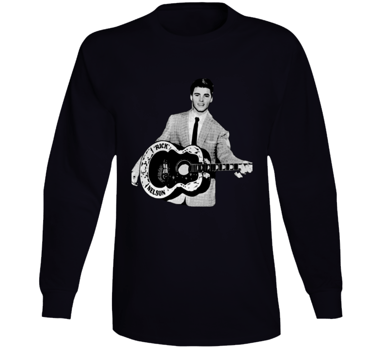 Ricky Nelson Teen Heartthrob Idol Long Sleeve T Shirt