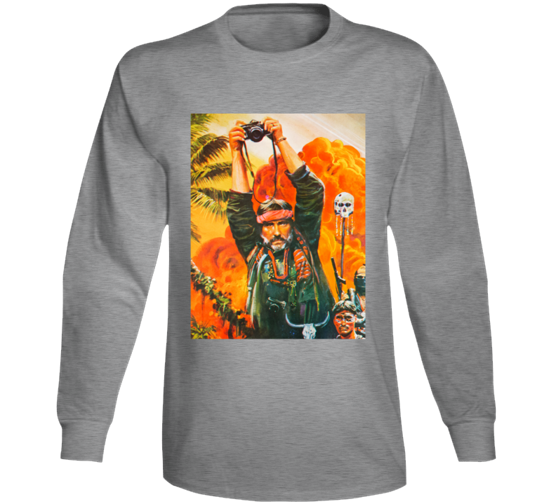 Apocalypse Now 70s War Movie Dennis Hopper Parody Fan Long Sleeve T Shirt