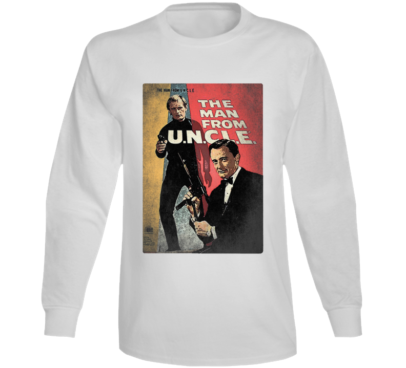 The Man From Uncle Classic Tv 60s Fan Long Sleeve T Shirt