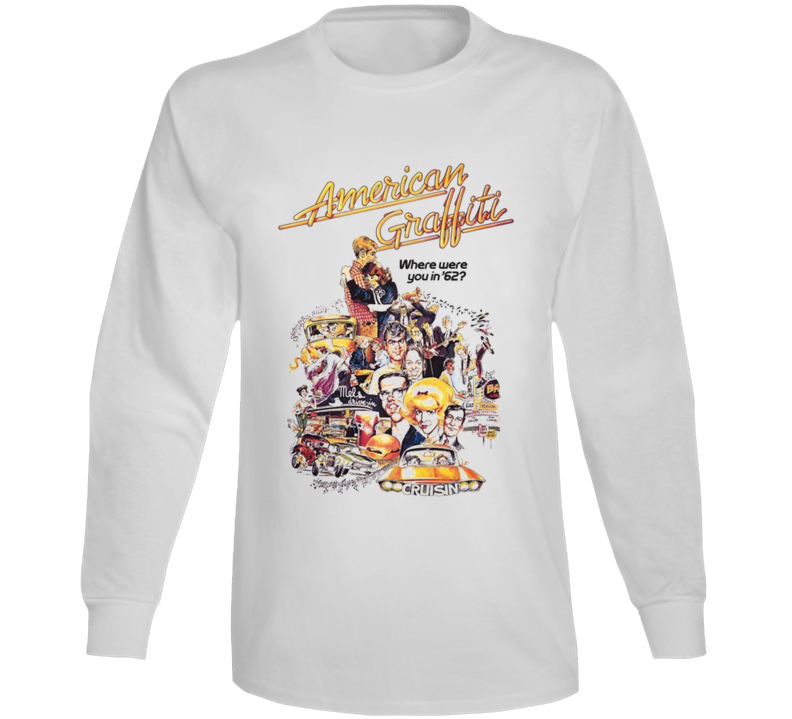 American Graffiti Retro Movie Long Sleeve T Shirt