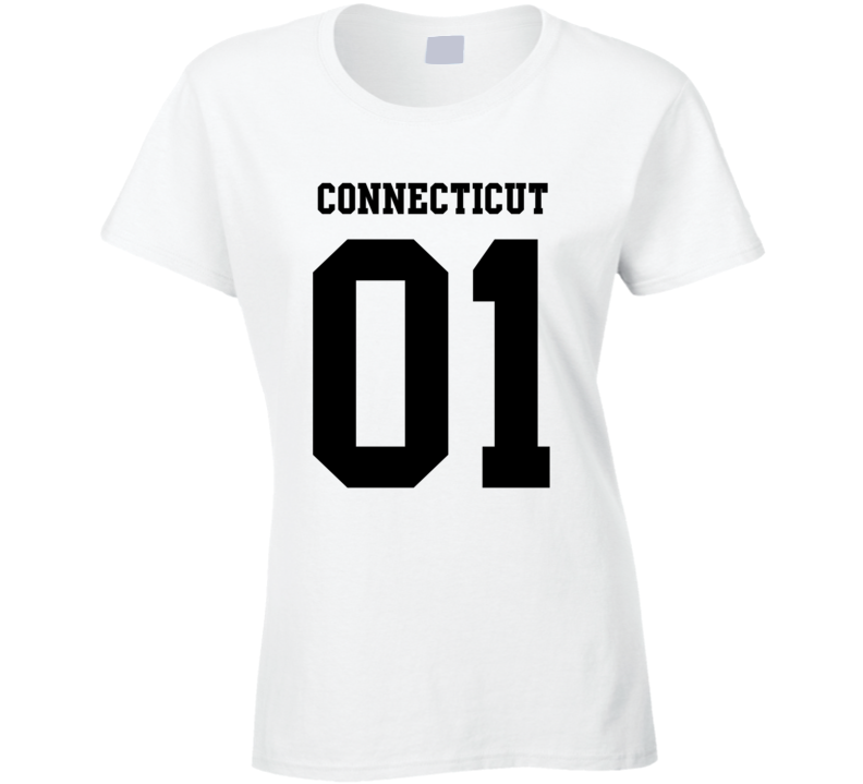 Connecticut Is Number 01 State USA Pride Proud Sports Team College USA T Shirt