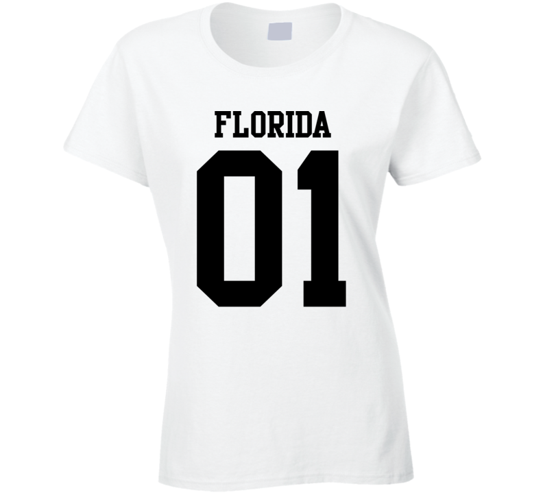 Florida Is Number 01 State USA Pride Proud Sports Team College USA T Shirt