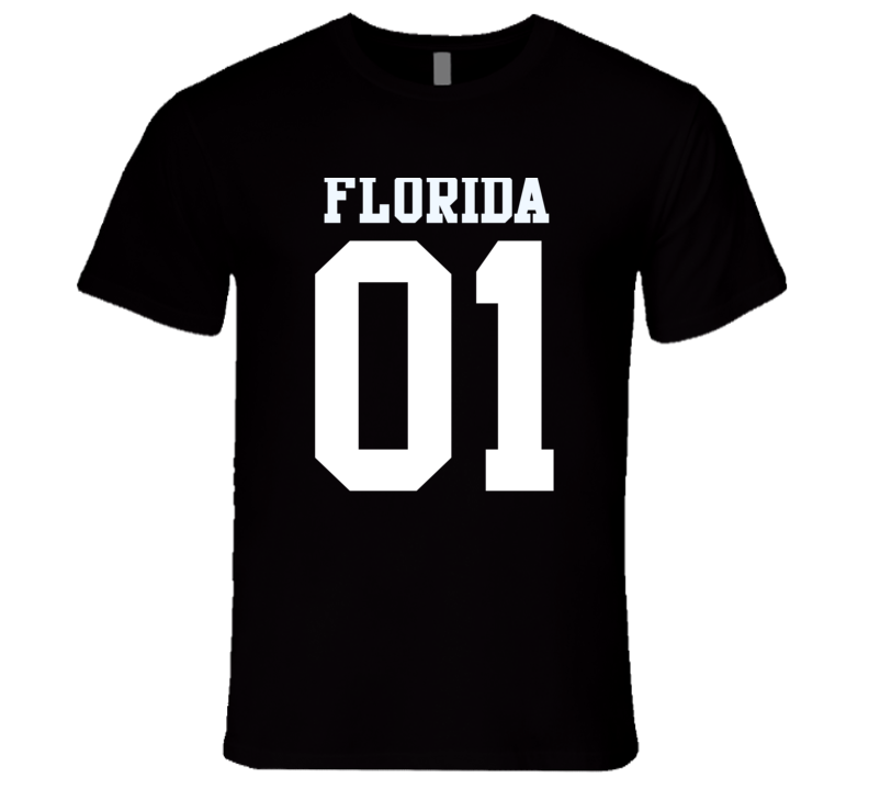 Florida Is Number 01 State USA Pride Proud Sports Team College USA T Shirt