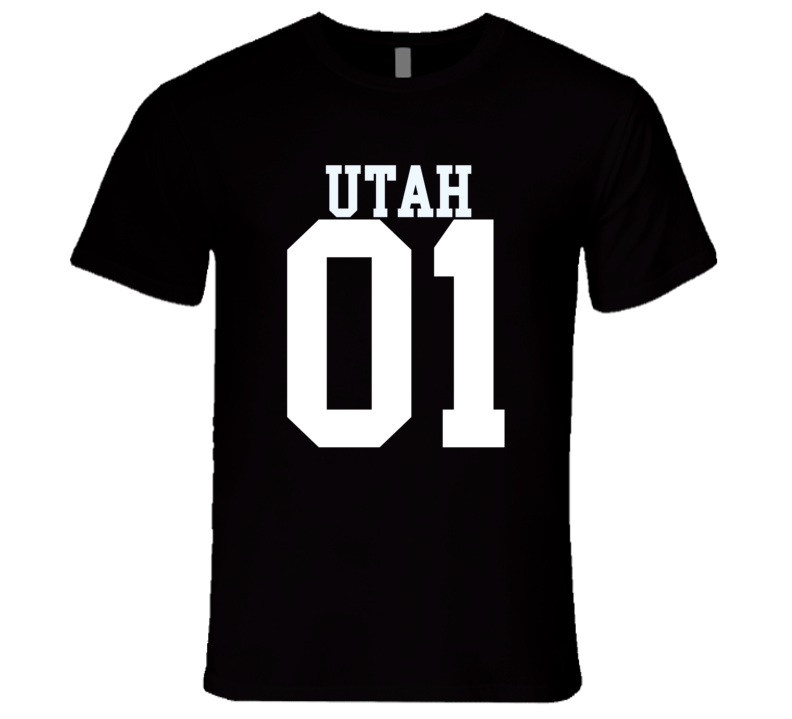 Utah Is Number 01 State USA Pride Proud Sports Team College USA T Shirt