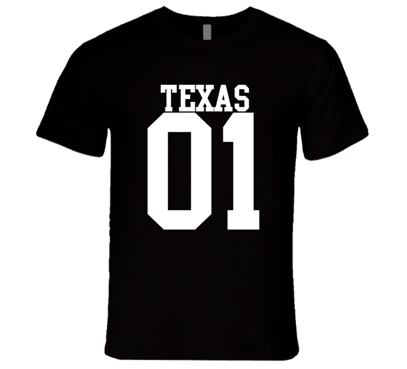 TexasIs Number 01 State USA Pride Proud Sports Team College USA T Shirt