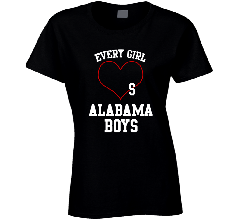 Alabama Every Girl Loves Boys State USA Pride T Shirt