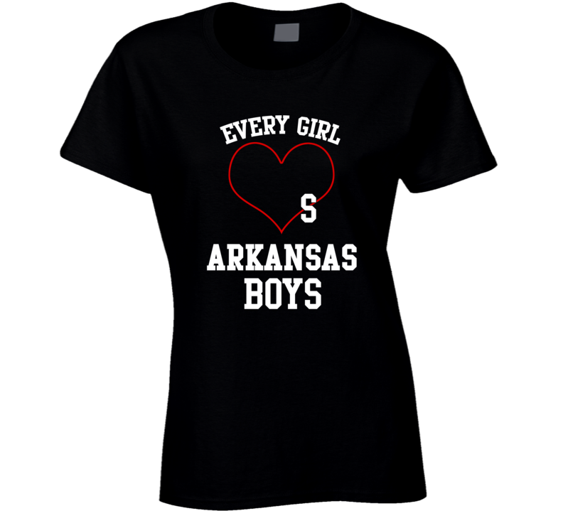 Arkansas Every Girl Loves Boys State USA Pride T Shirt