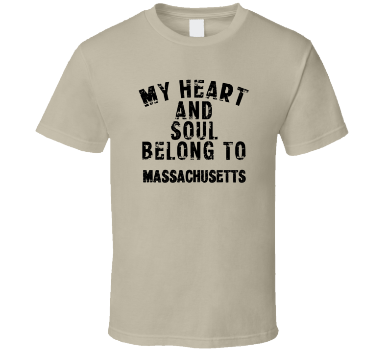 Massachusetts My Heart  And Soul Belong To State Pride USA