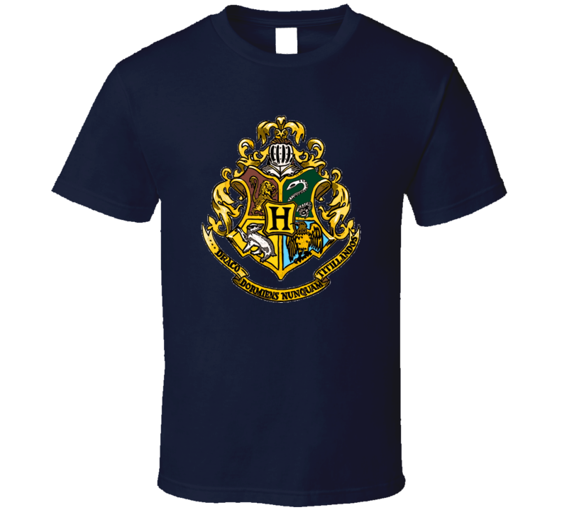 Hogwarts School of Wizardry Harry Potter Crest T Shirt